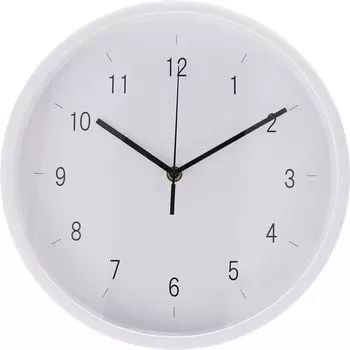 Fuji Boeki Wall Clock Enkel Diameter 30cm Width 30 x Depth x Height 30cm White Simple Silent 39871 4.3 белый