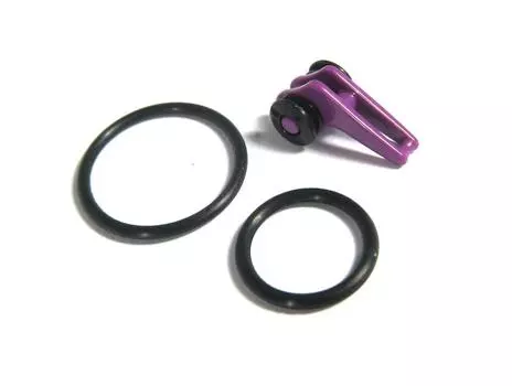 Fuji EHKM-PU Регулируемый пластиковый держатель крючка фиолетовый (5296)