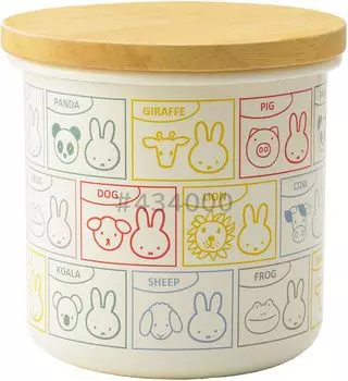 Fuji Enamel Miffy Animals Canister 9 см & MF24-9CN