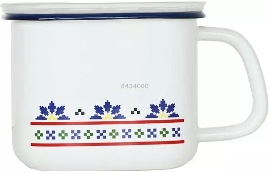 Fuji Enamel Mysa Square Miso Pot Navy MY-KP.N тёмно-синий