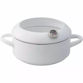 Горшок для темпура Fuji Enamel эмалированный с термометром Yokubari Series белый YY-000238 белый