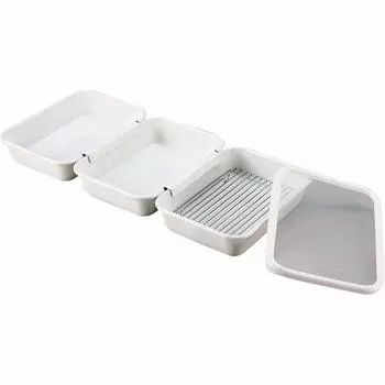 Fuji Enamel Yokubari Series Набор летучих мышей Yokubari из 5 предметов, белый белый