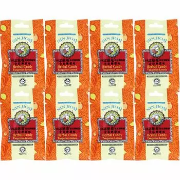 Fuji Food Service Nenjian Herb Candy Tangerine Lemon 20 г x 8 шт. (Жесткий)