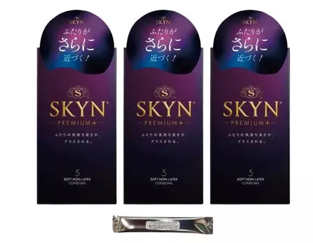 Fuji Latex Skin Premium Plus 5 штук x 3 коробки SKYN презерватив со стик-лосьоном