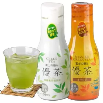 Fuji no Kiwami Yucha set 200ml 50 cups Без красителей Чай Сенча Зеленый чай Концентрированный чай Разбавленный напиток Бутылка ПЭТ Разбавленный концентрат чайных листьев Произведено в