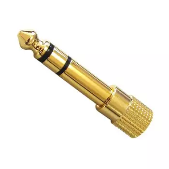 Fuji Parts stereo mini plug stereo standard plug conversion plug 3.5mm (female) - 6.3mm (male) AC-666