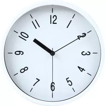 Fujiboeki Wall Clock White Diameter Harry 99277 22.5cm