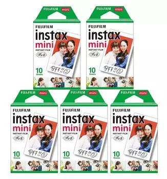 FUJIFILM as 5 FUJIFILM Instant Camera Instax Film 10 листов x 5 набор INSTAX MINI JP 1 [Проданные наборы]