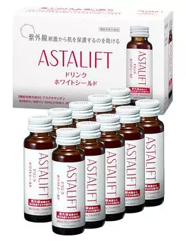 Fujifilm Astalift Drink White Shield x 10 1 Увлажнение Помогает защитить кожу от УФ-воздействия с помощью функциональных (Флаконы 50 мл, коробка) [Пищевые претензии]