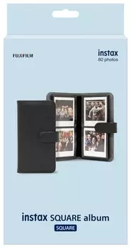 FUJIFILM INS SQ Photo Album 2 Black One Size