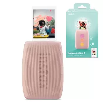 FUJIFILM Instax Принтер для смартфонов instax mini Link3 Rose Pink INS MINI LINK3 R pink