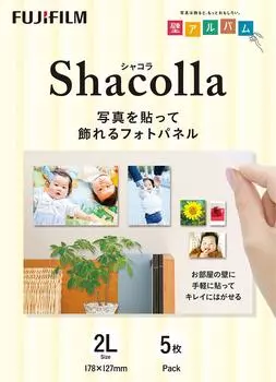 FUJIFILM Photo Panel shacolla 5 pieces 2L WD 2L 5P KABE-AL