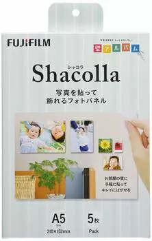 FUJIFILM Photo Panel shacolla 5 pieces A5 WD A5S 5P KABE-AL
