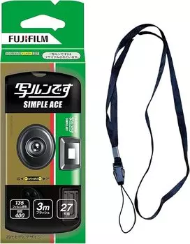 FUJIFILM Пленка с прикрепленным объективом Фотосессия с ранним дизайном модели Набор с шейным ремешком 27 снимков LF SP FL 27SH 1 Simple Ace S-ACE