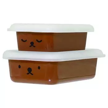 FUJIHORO Miffy Борис Face Series Мини-коллекция Неглубокий квадратный контейнер Gacha Gacha Capsule Игрушка [5. Набор] (Отдельный предмет)