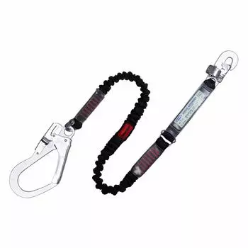 Fujii Denko Новый стандартный ремень безопасности для торса, спущенный, удлиненный, 1550 мм, черный ремень безопасности для предотвращения падений Tsuyoron, черный [ремень безопасности Nobilon] чёрный