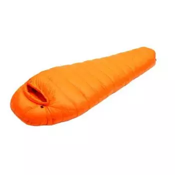 FUJIKAZE спальный мешок с наполнителем из утки для воды 400T для сна на открытом воздухе в горах в комплекте сумка для хранения в случае стихийных бедствий Сумка в форме мумии, 800-1200 г пуха, оранжевый