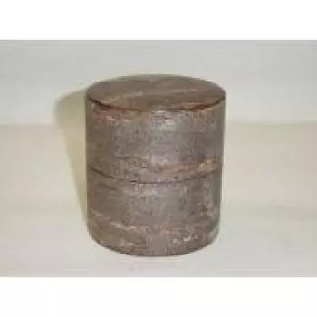 Fujiki Denshiro Shoten кожаная банка для чая из мраморной кожи 30290 (Плоский)