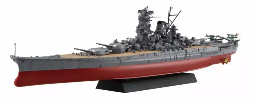 Fujimi Model 1/700 Ship NEXT Series № 1 линкор ВМС Японии Ямато (Технические характеристики новой подставки для дисплея) Пластиковая модель корабля с цветовой кодировкой NX1