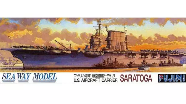 Fujimi Model Aircraft Carrier Saratoga 1/700