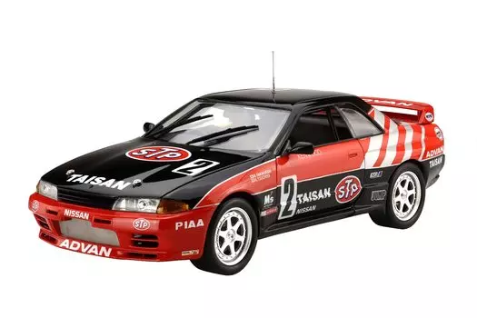 Fujimi Model AXES Series Skyline Taisan Black 1/12 No.4 GT-R STP 92 Gr.A(БНР32) ТОПОР-4 чёрный