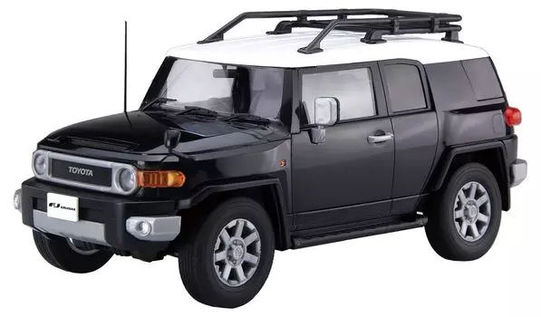 Модель автомобиля Fujimi NEXT Series Toyota FJ Cruiser тоновая цветовая кодировка пластиковая модель автомобиля 1/24 № 9 EX-1 (Два черных) NX9EX-1