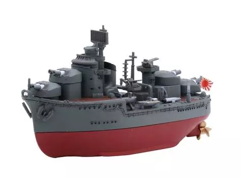 Fujimi Model Chibimaru Fleet Series 37 Примерно 11 см Пластиковый Чибимару 37 №. Фуюцуки, Длинный, Немасштабная модель, Цветная модель,