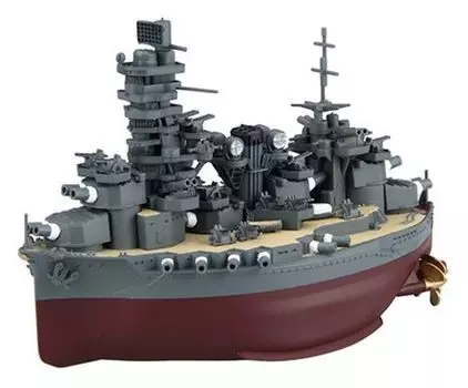 Модель Fujimi Chibimaru Fleet Series Chibimaru Fleet Battleship Fuso детали и деревянная палуба Gray No.30 EX-3 (с фототравленой печатью) Чибимару-30 EX-3 серый