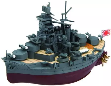 Fujimi Model Chibimaru Fleet Series Haruna Total Length Approximately 11cm Color Coded Plastic Model Chibimaru 7 No.7 Non-Scale