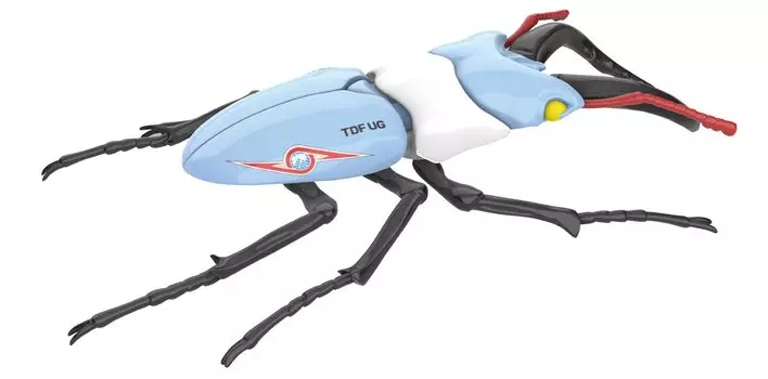 Fujimi Model Free Research Series Ultraman Series Edition Stag Beetle Ultra Guard Specification Free Red No.221 Research-221 Blue, White,