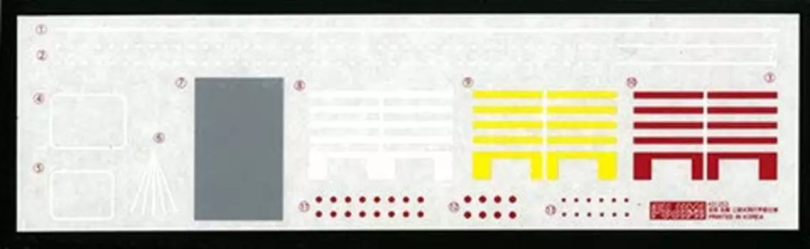 Fujimi Model Grade Up Parts Series Japanese Navy Aircraft Carrier Kaga Flight Deck Special Dry Decal 1/700 No.105 Three-tier
