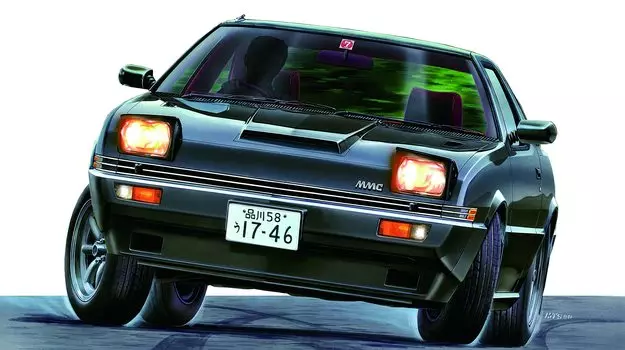 Fujimi Model ID117 Mitsubishi Starion 1/24 GSR-X ID-117 чёрный