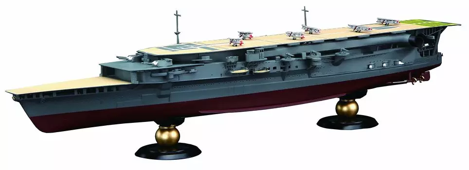 Fujimi Model Imperial Navy Series Japanese Navy Aircraft Carrier Kaga Flight Deck Full Hull Model FH33 1/700 No.33 Three-tier