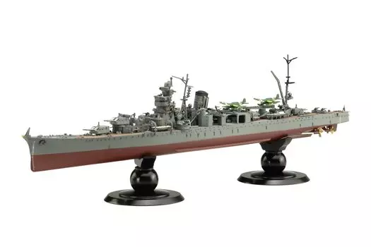 Fujimi Model Imperial Navy Series Japanese Navy Light Cruiser Sakawa Full Hull Model 1/700 No.46 EX-1 (with photo-etched parts) FH-46 EX-1