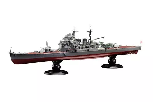 Fujimi Model Imperial Navy Series Тяжелый крейсер ВМС Японии Chokai Full Hull Model 1/700 No.26 EX-1 (с фототравлеными деталями) FH-26 EX-1 серый