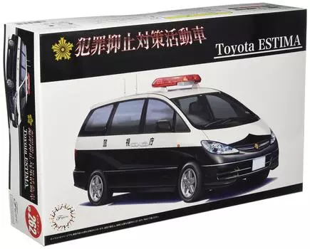 Fujimi Model Inch Up Series Toyota Estima Police Car Пластиковая модель ID262 1/24 No.262