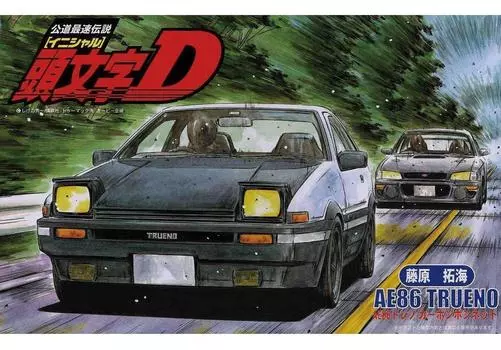 Fujimi Model Initial D Series 19 Hachiroku Trueno Carbon Bonnet