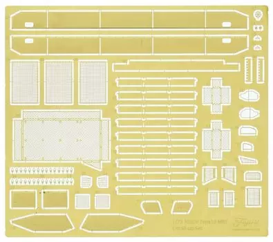 Fujimi Model Military Series Ground Force Type 10 Tank Genuine Parts Plastic Model Parts 1/72 No.202 Self-Defense Photo-Etched