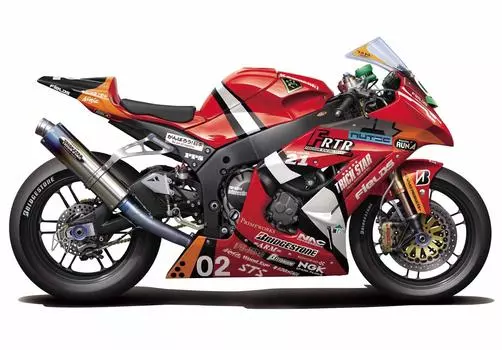 Fujimi Модель мотоцикла серии SPOT Eva RT Unit 2 Trickster FRTR Kawasaki 2011 1/12 ZX-10R