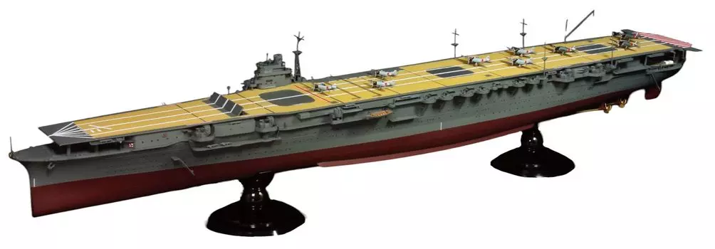Fujimi Model Ship Model Series Бывший японский военно-морской авианосец Shokaku Imperial Navy Crew 350 1/350 № 4 EX-1 (с рисунком) Корабль-4 ЭКС-1 серый