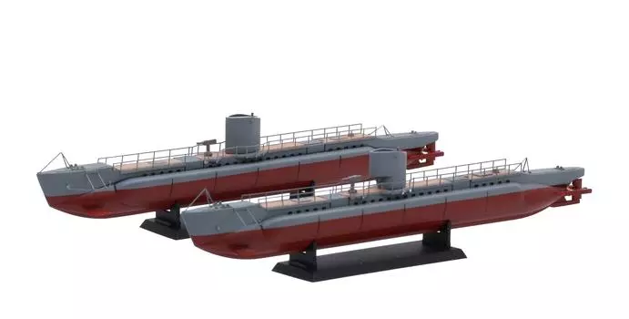 Fujimi Model Special Series Японская армейская подводная лодка Тип 3, пластиковая модель Special 14 1/350 № 14 Марую