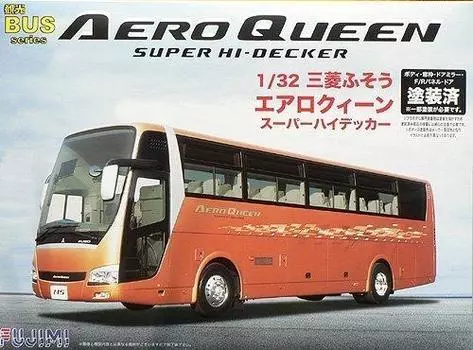 Fujimi Модель туристического автобуса Mitsubishi Fuso Aero Queen Super High Decker Каталог Модель 1/32