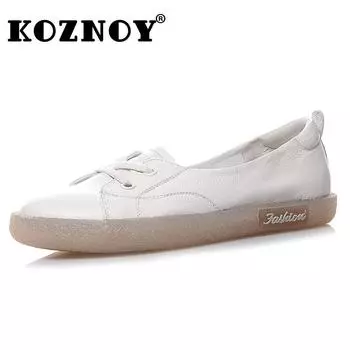 Fujin 2,5 см натуральная кожа дизайнерские женские модные сандалии с круглым носком оксфорды на платформе танкетке летние туфли на плоской подошве со шнуровкой лоферы 34 чёрный