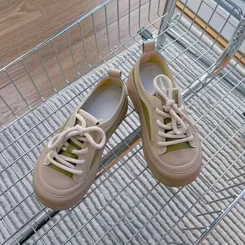 Fujin 3 см Натуральная кожа Мягкие балетки Этнические женские удобные ретро эргономичные осенние туфли для отдыха на резине смешанных цветов 35 бежевый