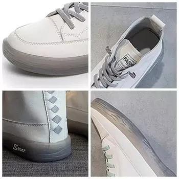 Fujin 3 см новые женские туфли из натуральной коровьей кожи на платформе с толстыми ботинками на танкетке весна-осень женские ботильоны 35 зелёный