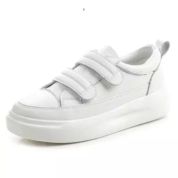 Fujin 4 см 2024 года, натуральная кожа, весенние лоферы, брендовая платформа, осенние кроссовки с крючками, вулканизированные, массивные, женские туфли на плоской подошве 35 бежевый