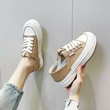 Fujin 4 см натуральная кожа резина этнические женские удобные толстые кроссовки эргономичные осенние мягкие балетки для отдыха лоферы вулканизированная обувь 35 белый