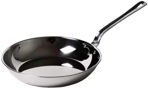 Fujinos aluminum clad frying pan 26cm IH compatible 170088 three-layer серебряный