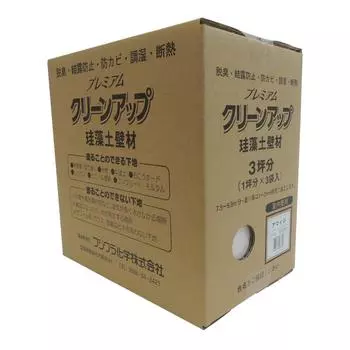 Fujiwara Kagaku Отделочный материал для покрытия Premium Cleanup Диатомитовый настенный материал 3 Tsubo Amairo 9 кг На водной основе