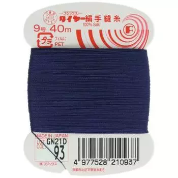 Fujix Tire [Шелковая нить, сшитая вручную] Нет. 9 40м цв.93